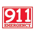 Glow Red Emergency 911 Temporary Tattoo